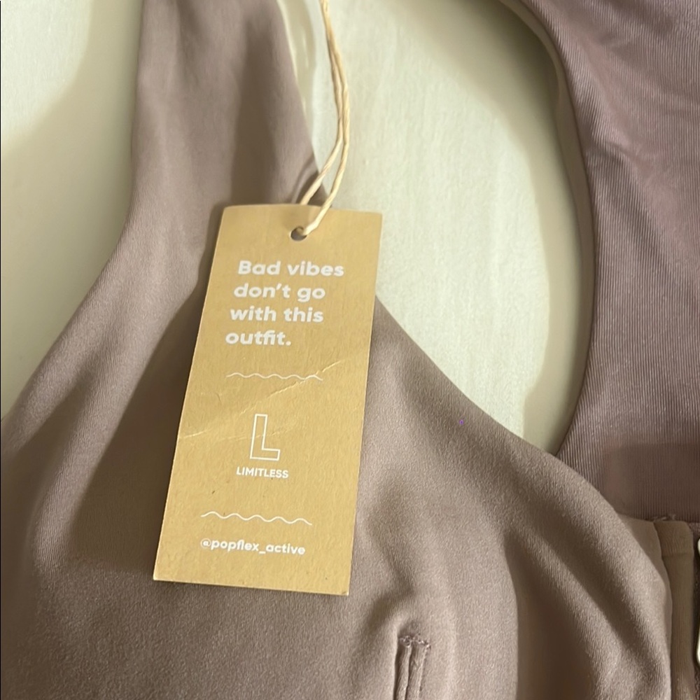 POPFLEX Dusty Mauve Racerback Mini Dress - Picture 5 of 8